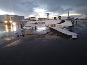 Aeropuerto Intercontinental de Querétaro no puede con lluvia