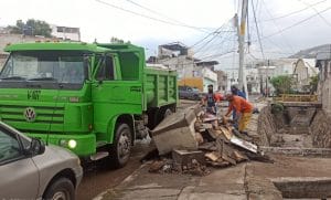 Municipio capitalino mantiene atención en zonas afectadas por las lluvias