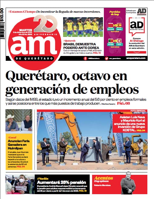 Querétaro, octavo en generación de empleos